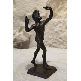 Sculpture en bronze 'Faune Dansant' fin 19ème siècle